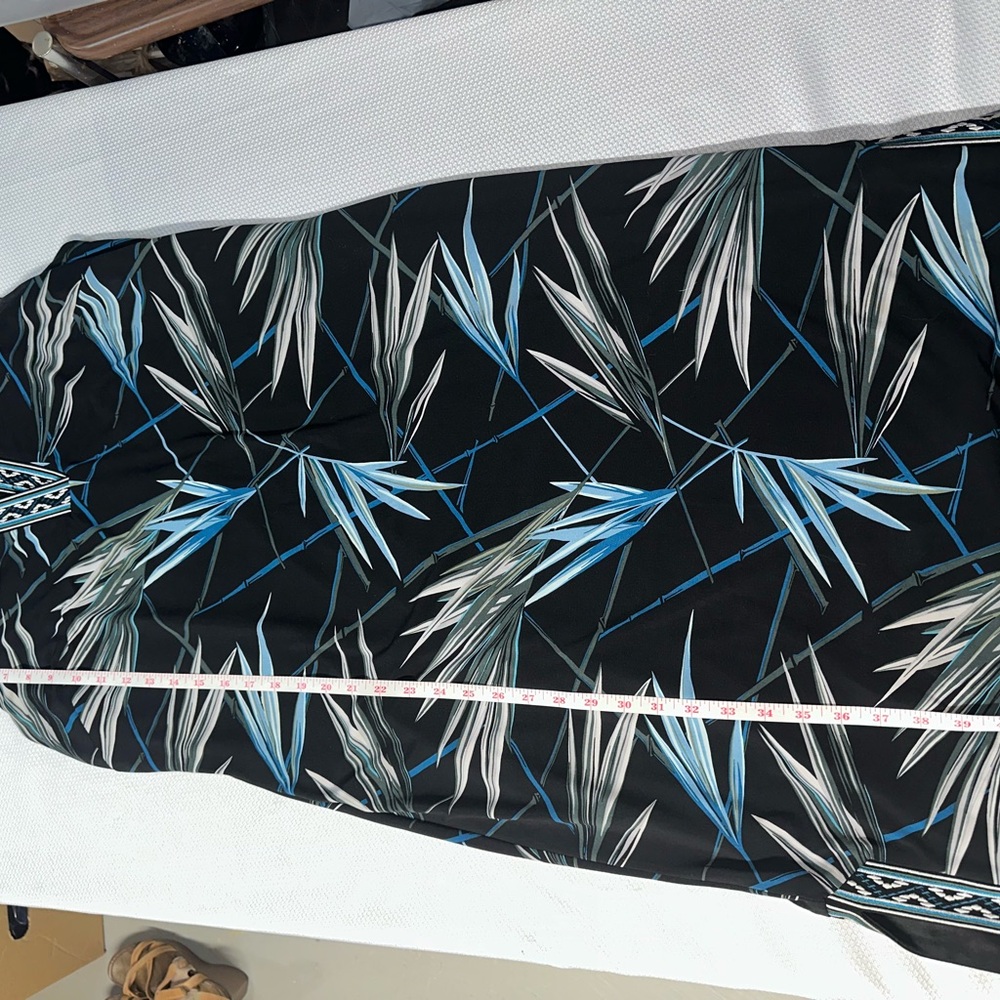 White House Black Market Black and Blue Dress